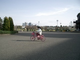 nneの自転車練習