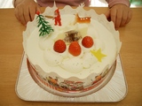 幼稚園のクリスマスケーキ