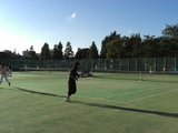 大師公園でテニス