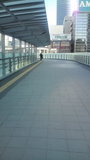 開通した新横浜駅前歩道橋