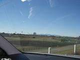 多摩川からの富士山