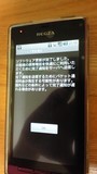 ＲＥＧＺＡ　Ｐｈｏｎｅ　Ｔ−０１Ｃのバージョンアップ完了時の画面