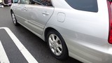 左後輪を新品に交換したブリット