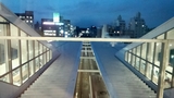 新丸子駅方面を見た景色