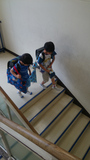 校内の階段
