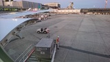 伊丹空港で機内から