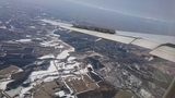 新千歳行き飛行機からの景色