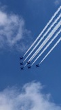 かわさき飛躍祭のブルーインパルス展示飛行